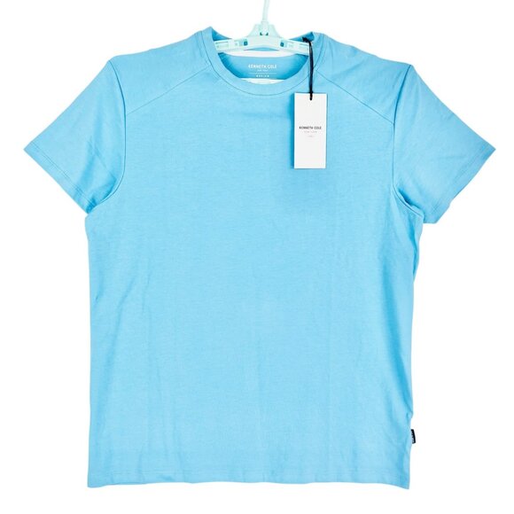 Kenneth Cole Men's Tropic Blue Crewneck Short Sleeve T-Shirt Size Medium NWT - Picture 1 of 8